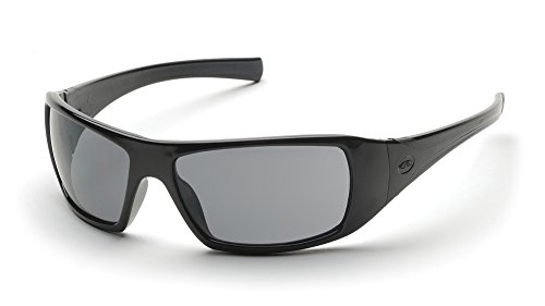 Pyramex SB5620DT Goliath Safety Sunglasses with Gray Anti-Fog Lens, Black