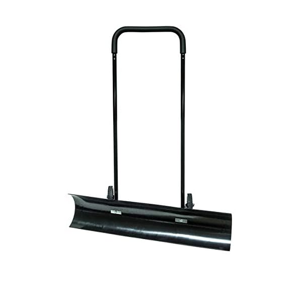 36" Wheeled Snow Shovel Pusher Wheels 36 Inch Angled Reversible ABS