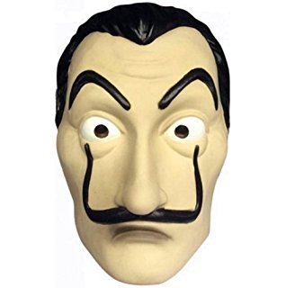 Eurocarnavales Kit Casa Di Carta Costume E Maschera Della Famosa Serie Tv La Casa Di Carta Salvador Dali Cosplay Costumi Travestimenti Carnevale