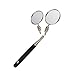 ABN Auto Mechanic Telescoping Automotive Vehicle Inspection Mirror 2-Pack, 2-1/4in Round Mirrors, 6in to 30in Handle