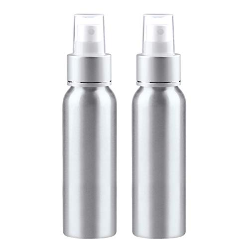 Download Sdootbeauty Aluminum Fine Mist Spray Bottle 3 4oz 100ml Metal Spray Bottle Refillable Cosmetic Travel Empty Essential Oil Spray Bottles Pack Of 2 Beauty Amazon Com