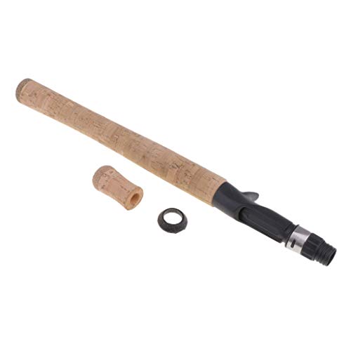 CUTICATE Kork Angelgriff Set DIY Angelrute Teile Gebäude Repair Tool Rollenhalter – Bild 6