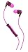 Skullcandy Method In-Ear Sweat Resistant Sports Earbud, Plum/Pink