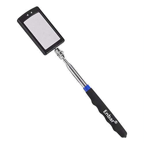 Telescoping Lighted Inspection Mirror，Telescoping LED Lighted Flexible Inspection Mirror 360
