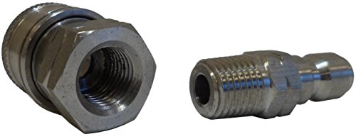 Ultimate Washer UW16-PWCA94 1/4-Inch High Pressure Quick Disconnect Adapter Set, Replaces Apache 98441022, 5000 PSI Rating