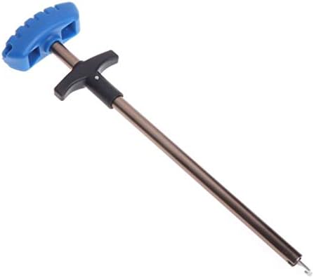 Unbruvo Fish Hook Portable Easy Fishhook Removers Minimize Injuries Fishing Hand Tool-2 Sizes (Blue, L)