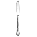 New Star Foodservice 58628 Rose Pattern, 18/0 Stainless Steel, Dinner Knife, 8.5-Inch, Set of 12