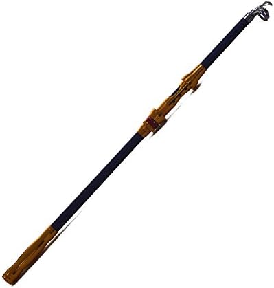 4 Section Carbon Fiber Saltwater Spinning Fishing Rod Heavy Telescopic Pole Bass Fishing Tackle2.1M/6.89FT