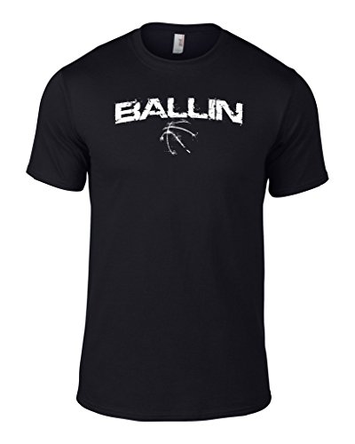 Basketball Ballin NBA, Large black t-shirt