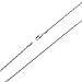 AmyRT Silver Twist Rope Chain Necklace, 2mm Titanium Steel Womens Mens Chain Necklace 16 to 30 Inch