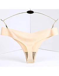 Closecret lencería para dama, paquete de 6 tangas sin costuras, ropa interior de seda de hielo, cómoda, tanga
