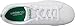 adidas Advantage Clean Sneaker, White/White/Green, 2.5 US Unisex Little Kid