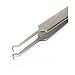 UNKE Stainless Steel Bend Curved Blemish Extractor Tool for Remove Come dones Whitehead Blackhead Acne Pimple Beauty Tools