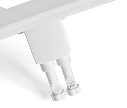 Mechanical Bidet,Powpro POW-CB2000 Sbid Non-Electric Mechanical Bidet Cold and Hot Water Cleaning/Dual Nozzles/Self-Cleaning/Water Pressure Controll Toilet Seat (Large2)