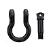 Smittybilt 13047B D-Ring Shackle 3/4" Threaded Pin 4.75 Ton Rating Black primary