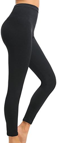 LANFEI Women's High Waist Fleece Lined Leggings Soft Stretch Yoga Pants