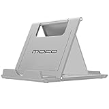 MoKo Phone/Tablet Stand, Foldable Desktop Holder for Devices(6-11") Fit iPhone 11 Pro Max/11 Pro/11, iPad 10.2" 2019, iPhone Xs/Xs Max/Xr/X, iPad Air 3, Mini 5, Galaxy S20 6.2", Gray(Small Size)