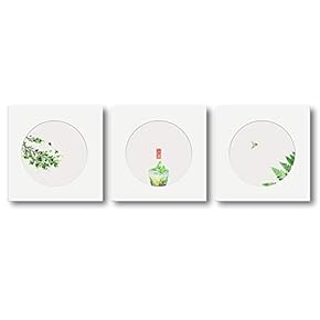 Canvas Wall Art Four Season View Painting Artwork for Home Prints Framed - 12"x12"x3 Panels
