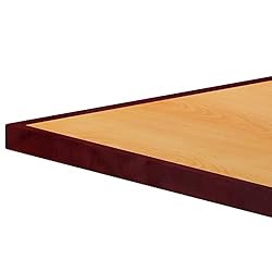 Flash Furniture 36'' Square 2-Tone High-Gloss