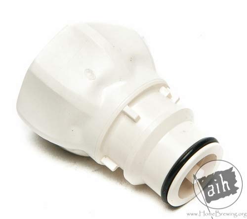 Coupler, Male 3/8" Barb with Shutoff