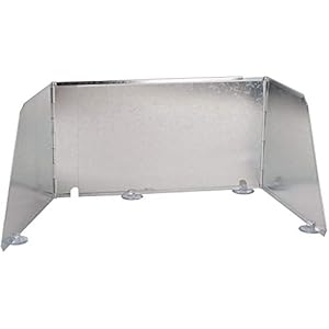 Bo-Camp Kookwindscherm – Staal – Verstelbaar