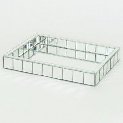 Wayborn 16.5 in. Beveled Mirrored Tray 770180