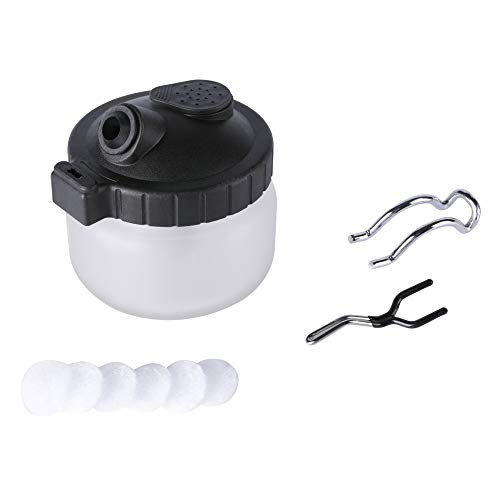 VRSS Airbrush Cleaning Pot Stabilizer Airbrush Holder Paint Station Airbrush Jar Bottle with Airbrush Spray Cleaning Repair Tool Kit