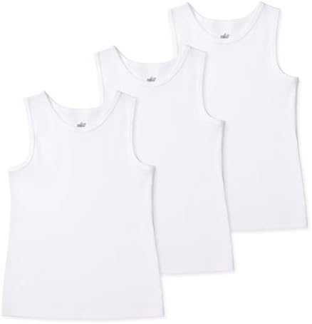 Amazon.com: Jack & Jill Girls Undershirts - Cami Tank Top - White