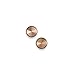 Levenger Aluminum Metal Circa Discs Binder Rings for Discbound Notebooks System, 11 Pack, Rose Gold 1-Inch