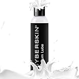 Cyberskin Cum Lube, Unscented Water Based Creamy Lubricant-8 fL.OZ. Ultimate Life-Like-Slippery-Long Lasting-Sensitive Skin Friendly. Natural Personal Lubricant for Men, Women& Couples-White