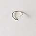 Tiny Gold fill Nose Ring Hoop - Nose Ring 20 Gauge 6mm-7mm - Slightly Adjustable for Low Piercing