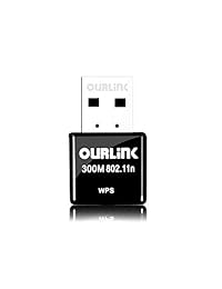 OURLINK 802.11 ac doble banda 2.4 G 5G 1200 Mbps USB inalámbrico de alta ganancia long rang adaptador de red WiFi con doble 5dBi Antena de Alta Ganancia