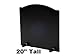 Grate Wall of Fire Model T-HDRF-5 (Tall Heavy Duty Reflective Fireback) 20