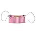 DALIX Waist Aprons Commercial Restaurant Home Bib Spun Poly Cotton Kitchen Pinstripe Pink