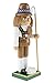 Clever Creations Shepherd 10 Inch Traditional Wooden Nutcracker, Festive Christmas Décor for Shelves and Tables