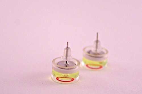 Level With Me Here Mini Working Level Hardware Post Earrings