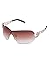 GUESS Factory Women's Rimless Shield Sunglasses