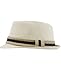 RUGGEDBUTTS® Baby/Toddler Boys Brayden' Burlap Fedora - 0-12m Natural/Black