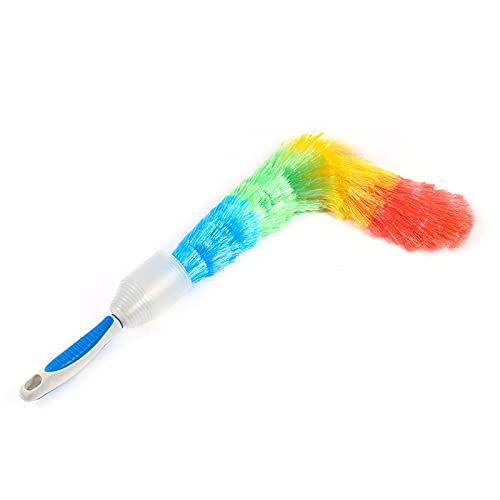 XKMY Stofborstel Stong Wasbare Kleur Buigbare PP Duster Huishoudelijke Elektrostatische Stofreiniging Negen Sets Cover… - Afbeelding 6