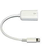 Crelander&reg; Lightning 8pin to USB Female OTG Adapter Cable Connect Kit for&nbsp;Ipad&nbsp;4&nbsp;Ipad&nbsp;Air&nbsp;Ipad5&nbsp;Ipad&nbsp;Mini 5s 6 6s IOS 9.2 System (white)