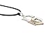 Anime Bleach No.6 Grimmjow Jaggerjack Face Necklace Pendant Free Black Rope