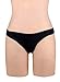 Focussexy Women's 2016 Hot Summer Beachwear Bikini Bottom Thong Swimwear Black S
