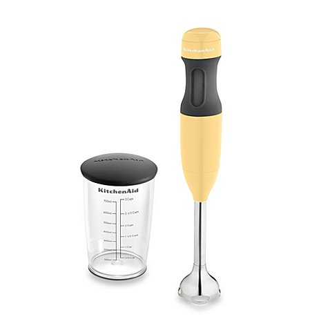 Click Here to See More Images KitchenAid 2-Speed Hand Blender with 3-Cup Jar & Lid in Majestic Yellow
