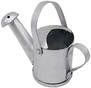 CHIKAN The New 1:12 Dollhouse Garden Miniature Metal Silver Watering Can Simulation Dolls' House Accessories Garden Decoration For Kids Children's Gift Pretend Toy