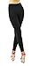D&K Monarchy Women Seamless Thick Fleece Full Length Leggings, Black (Thick), Plus Size (12-24)