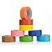 8 Roll Colored Masking Tape, 1.5 Inch Wide Craft Rainbow Masking Tape Labeling Tape Roll for DIY, Art, Coding and Labeling, 8 Colors, 80 Yards Total