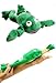Playmaker Toys - Flying Screaming Flingshot Slingshot Novelty Frog Plush Doll Toy, Launches up to 50 Feet