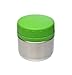 LunchBots Rounds 8oz Stainless Steel Leak-Proof Snack Container for Kids and Adults - Food Jar for Yogurt - Fruits - and Finger Foods - Eco-Friendly - Dishwasher Safe - 8oz - Green