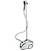 Ivation 1500-Watt Powerful Valet Fabric & Garment Steamer with 4 Steam Levels, Foot Operated On-Off Switch & Telescoping Rods - Smooth-Rolling Casters