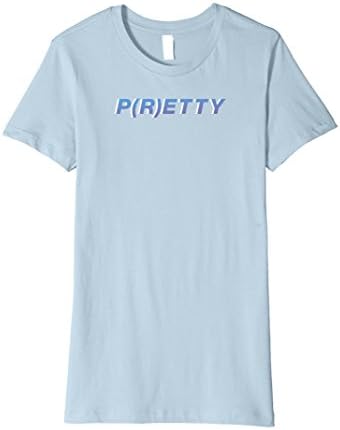 Womens Petty Pretty Drama Aesthetic Pastel Goth Soft Grunge Shirt XL Baby Blue